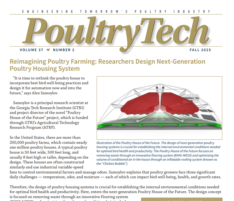 The Fall 2025 Issue of PoultryTech is Available